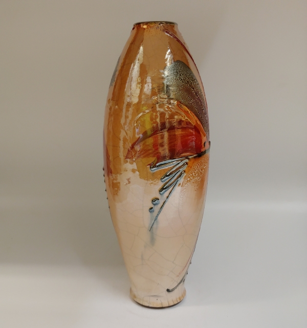 #220714 Raku Glitter Glaze $42 at Hunter Wolff Gallery